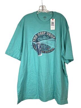 IZOD Saltwater Deep Drop Sailor Brewing Tee 2XLT NWT
